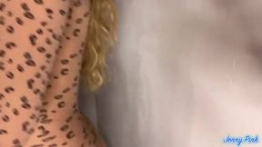 Blonde Beauty Gets Wild on the Table with Passionate Play and Fun Dialogue - Featuring Jenny Pink!