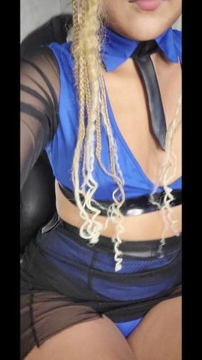 This secretary is very sexy