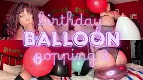 Birthday Balloon Popping 3
