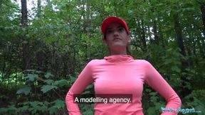 Hot Spanish jogger fucks on stairs