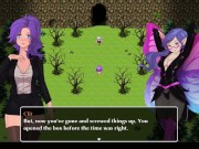 Futanari Quest Gameplay #2: Fight with monsters and fuck with step-mom