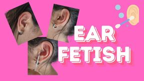 EAR FETISH (cleaning my ears close up)