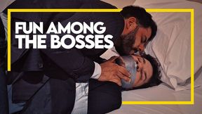 Fun among the bosses! (720p) Gay Bondage - Gay Domination - Suit & Tie - Trampling - Handgag - BDSM