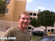 BAIT BUS - Her Straight Neighbor Alex Adams Goes Gay 4 Pay w/ Blake Savage