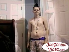 The attractive and hot guy is smoking while he masturbates