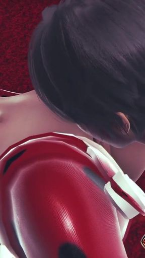 Ladybug Rule34 3D Hentai Animation - Busty Girl in Hot Red Latex Suit Enjoys Big Tits Massage, Deep Cunnilingus&hellip;   Clip 1