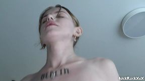 I put my fat cock into my wife's skinny teenage stepsister  Berely young 18+ juicy pink hole