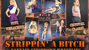 1318-Strippin a Bitch - Fantasy Stripdown Wrestling