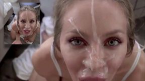 CUM SLUTS COATED LIKE A GLAZED DONUT - FACIALS COMPILATION