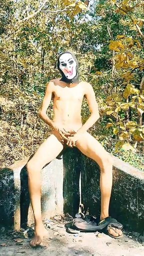 Forest Nude Rub Dick