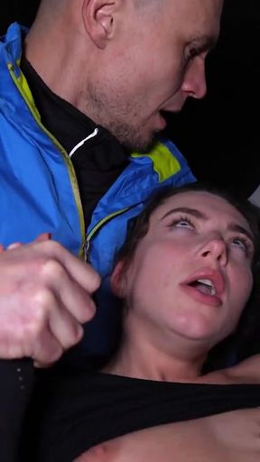 HUNT4K. Meeting an athlete hottie ended up as fucking her in a backseat in front of her BF   Clip 3