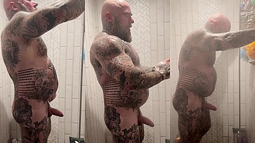 Jason Collins Morning Wood Jerk Off in the Shower!