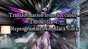 Transformation from Succubus - Throat Slave: Reprogrammed for Black Cock