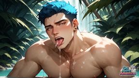 Tropical Butt Plug Orgasm