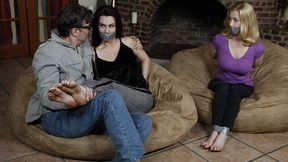 Duct Tape Subdues And Silences Holly Manning And Eden Wells As They Struggle Side By Side!