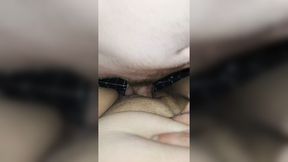 Quadruple D's ravaged by stick-thin stud's relentless pounding, sloppy cumshot ensues.