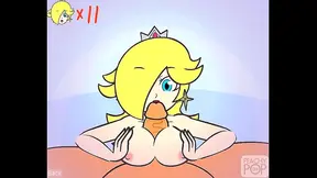 Rosalina Seduces Mario with Busty Charm in Steamy Smash Fantasies