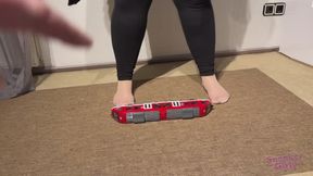 Sneaker-Girl Ella - Train Crush with Nylon Socks