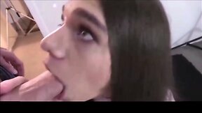 Skinny teenager trap drilled by lover