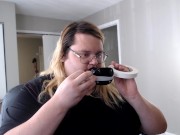 Dare: Wear a deep throat gag for 14 minutes. Fast Forwarded!