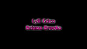 lyli eden and briana brooks lesbian ass eating