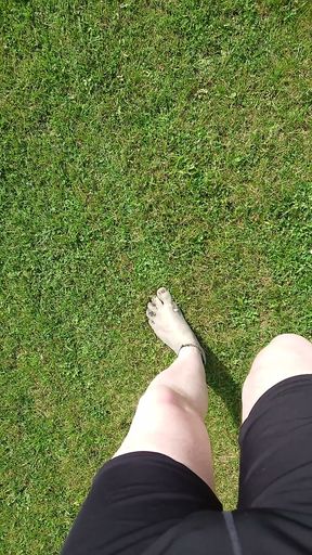 Beach Walk with Dirty Feet