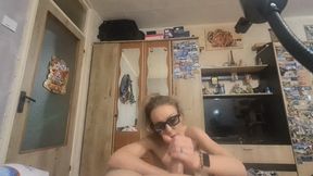 pov handjob facesitting