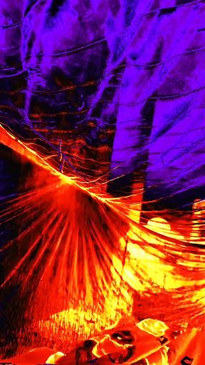 Lying down to show off his