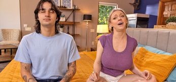 Huge boobs granny stepmom loves anal sex