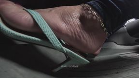 Stick Shift Driving in Thong Heels