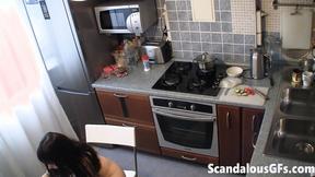 ”My naked step sister making dinner for everyone”