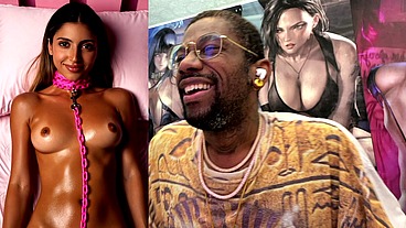 Beautiful Oily Bronze Skinned StepDaughter Has A Tighter Pussy Than StepMommy, AI Generated
