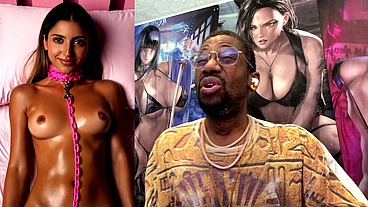 Beautiful Oily Bronze Skinned StepDaughter Has A Tighter Pussy Than StepMommy, AI Generated