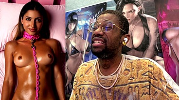 Beautiful Oily Bronze Skinned StepDaughter Has A Tighter Pussy Than StepMommy, AI Generated