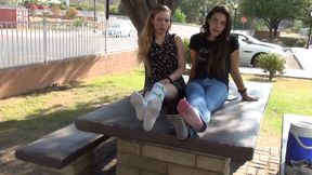 Trashy Contrasting Feet