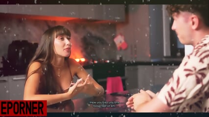 lusty slim small titted babe pleases her bf with bj while riding the male torso sex doll s dick