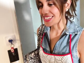 Sara Latin babe Is the Cleaning Angel but Prefers to Get Banged Coarse