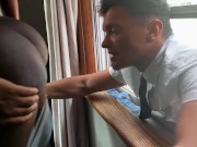 REALITY DUDES - Bruno Cartella Sneaks Up To Ty Shine's Window And Gets Hard Watching His Sexy Body