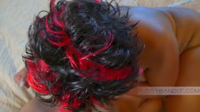 Cuckold Eats Big Black Cock Cum