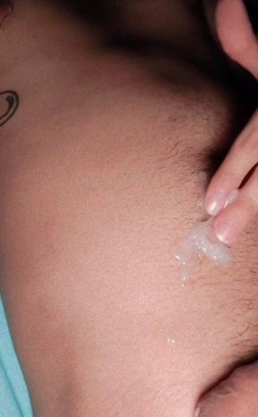 Eating my cum before bed