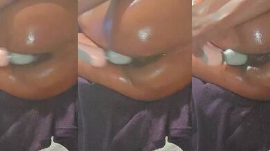 Sideways lip smacking