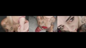 la fille de la mere noel s amuse avec tous ses joujoux et elle a adore ca