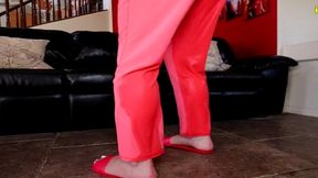 nurse ama rio wetting her uniform scrubs