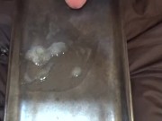 尿道が詰まるほどの特濃精子が出たので、いろいろ弄ってみました。