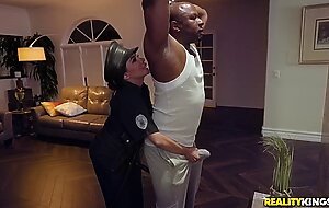 Bad cop black cock, Lela Star