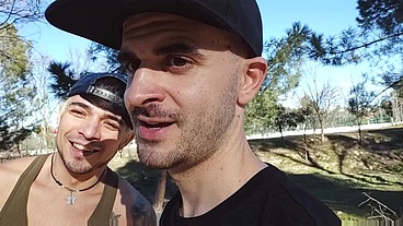 EXHIBITION WITH LEO BULGARI AND XISCO CLOSE TO TRAIN RAILS - PART 2