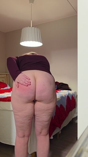 Told me to spank myself. I obeyed.