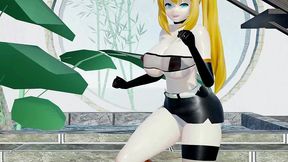 mirai akari sex and dance cynical night plan hentai vtuber girl big boobs mmd 3d orange boots