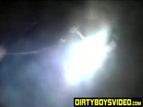 Hottie Cody cums hard after jerking his muscle cock on the couch