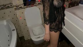 merry christmas! new year s eve pissing compilation! 18 year old teen in lingerie! pov!